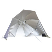 Parasol Bo-Camp Beach parasol with sidewalls gris Grey