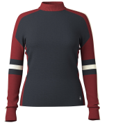 Camiseta funcional de mujer Smartwool W Alpine Crew azul oscuro DEEP NAVY