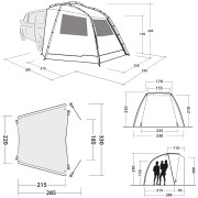 Carpa de autocaravana/furgoneta Outwell Woodcrest 2023