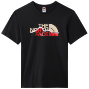 Camiseta de hombre The North Face Mountain Line Tee - Eu negro/gris Tnf Black