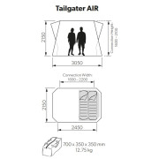 Carpa de autocaravana/furgoneta Kampa Tailgater AIR