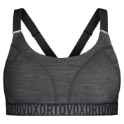Sujetador deportivo Ortovox 150 Essential Sports Top negro Black Raven Blend