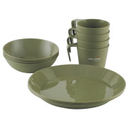 Vajilla Easy Camp Moss 4 Dine Set verde