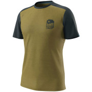 Camiseta de hombre Dynafit Transalper Light M S/S Tee negro/verde army