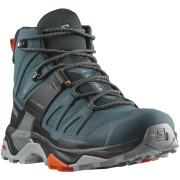 Calzado de senderismo para hombre Salomon X Ultra 4 Mid Gtx azul/negro Stargazer / Black / Scarlet Ibis