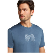 Camiseta funcional de hombre Icebreaker M Mer 150 Tech Lite SS Tee Adventure Rid