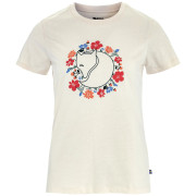 Camiseta de mujer Fjällräven Fjällblomster Fox T-shirt W blanco Chalk White