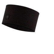 Banda para cabeza Buff Merino Wide Headband negro Solid Black