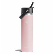 Botella térmica Hydro Flask Wide Flex Straw Cap 24 oz rosa claro trillium