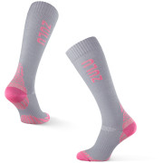 Medias de compresión Zulu Run Compression W gris/rosa grey/pink