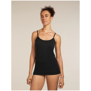 Camiseta sin mangas para mujer Icebreaker Merino 150 Siren Cami negro BLACK