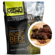 Plato preparado Adventure Menu Ternera asada al tomillo