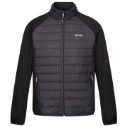 Chaqueta de hombre Regatta Clumber IV Hybrid gris/negro Ash/Black