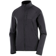 Sudadera de mujer Salomon Essential Lightwarm FZ W negro Deep Black