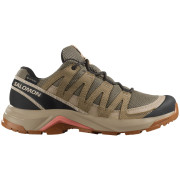 Calzado de senderismo para mujer Salomon X-Adventure Recon Gore Tex verde Falcon / Desert Tan / Hyma Pink