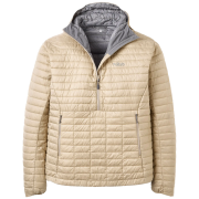 Chaqueta de hombre Rab Microlighter Pullover Down Hoody beige