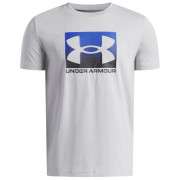 Camiseta funcional para niños Under Armour UA B Boxed Sports Update SS Mod Gray Light Heather gris claro Mod Gray Light Heather / / Black