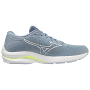 Calzado de mujer Mizuno Wave Rider 25 gris Heather/White/Neo Lime