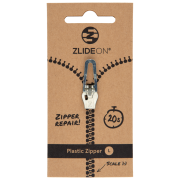 Cremallera de recambio ZlideOn Plastic Zipper L plata