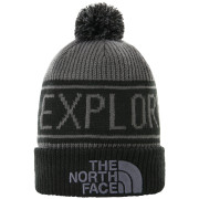 Gorro The North Face Retro Tnf Pom Beanie negro/gris VanadisGrey/TnfBlack
