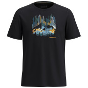 Camiseta Smartwool Vital Peaks Active Short Sleeve Graphic Tee negro black