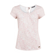 Camiseta de mujer Chillaz Hide The Best Flower blanco/naranja coral melange
