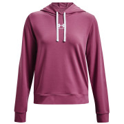 Sudadera de mujer Under Armour Rival Terry Hoodie rosa Pace Pink/White