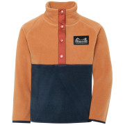 Sudadera para niños Didriksons Monte Kids Half Bu 6 Almond Tree naranja/azul Almond Tree