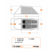 Tienda ultraligera Force Ten Xenon UL 2