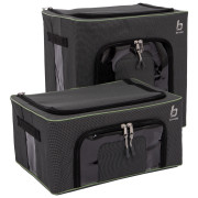 Caja de almacenamiento Bo-Camp Storage box set foldable M+L negro