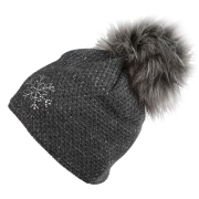 Gorro de mujer Sherpa Pham gris oscuro DkGrey