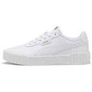 Calzado de mujer Puma Carina 3.0 blanco White-PUMA Gold
