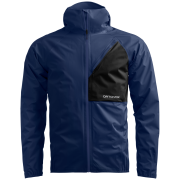 Chaqueta impermeable para hombre Ortovox Trace 2.5L Jacket M azul/negro Blue Nunatak