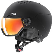 Casco de esquí Uvex Wanted Visor negro black mat