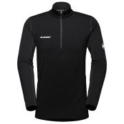 Camiseta funcional de hombre Mammut Aenergy ML Half Zip Pull Men negro black 0001