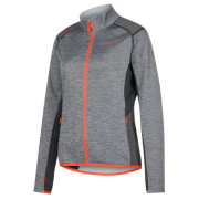 Sudadera de mujer La Sportiva True North Jkt W gris Carbon/Cherry Tomato