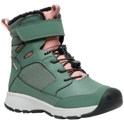 Botas de invierno para niños Keen Skua Winter Wp Children turquesa dark forest/rose elegance
