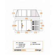 Tienda familiar Vango Sherwood 400XL Package