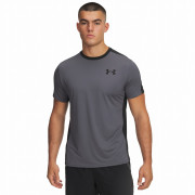 Camiseta de hombre Under Armour Hg Wordmark Ss negro Castlerock/Black/White