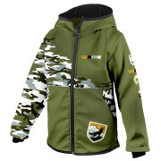 Chaqueta softshell para niños WAMU Khaki khaki KHAKI
