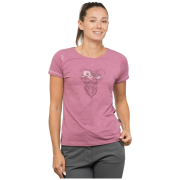 Camiseta de mujer Chillaz Gandia Alps Love rosa Bordeaux