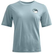 Camiseta de mujer Ortovox 140 Cool Round Landscape T-shirt gris Glacier Grey