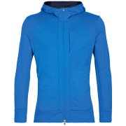 Sudadera funcional de hombre Icebreaker Quantum III LS Zip Hoodie azul lazurite/royal navy