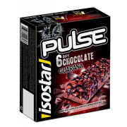 Barritas energéticas Isostar Pulse bar Quarana 6x23g
