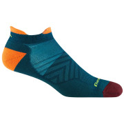 Calcetines de hombre Darn Tough M Run No Show Tab Ultra-Lightweight With Cushion azul/naranja dark teal