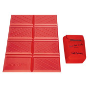 Cojín de asiento turístico Tatonka Foldable Seat Mat 26 X 34Cm rojo red
