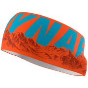 Banda para cabeza Dynafit Graphic Performance Headband naranja Dawn/Skyline