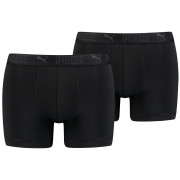 Calzoncillos bóxer para hombre Puma Sport Microfiber Boxers 2P negro Black