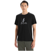 Camiseta funcional de hombre Icebreaker Men Tech Lite II SS Tee Polar Paddle