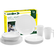 Vajilla Brunner Spherica Melamine Set blanco